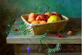 Basket with Berries