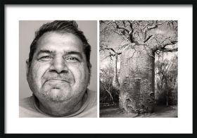 Oscar - portrait of elderly man with fascinating old tree