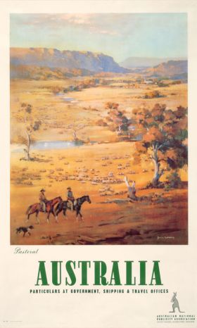 Pastoral - Vintage Travel Poster by James Northfield