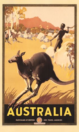 Australian Vintage Travel Posters: James Northfield art for sale to buy