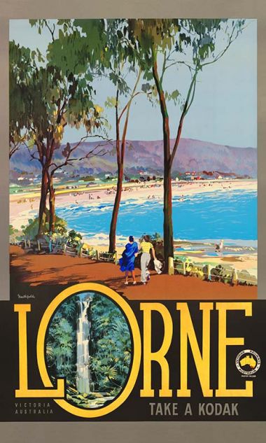 Lorne - Vintage Travel Poster by James Northfield
