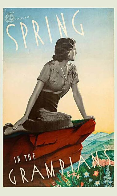 Spring_in_the_Grampians Vintage poster