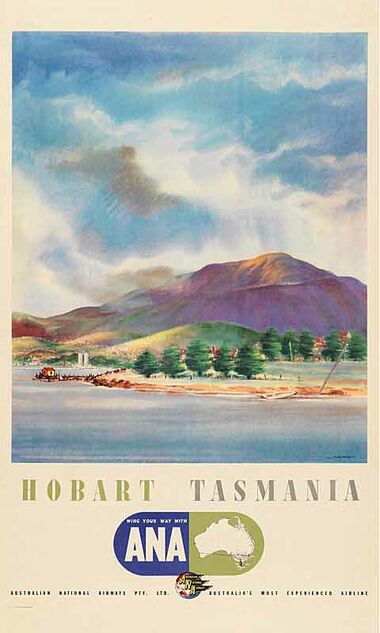 Hobart,_Tasmania Vintage poster