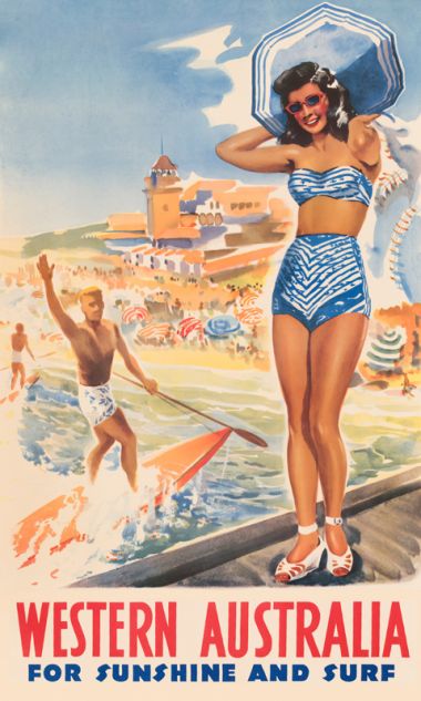 Western Australia - Vintage Travel Poster